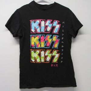 KISS Band T-Shirt Rock And Roll Japanese Japan 2017 Men's sz Small